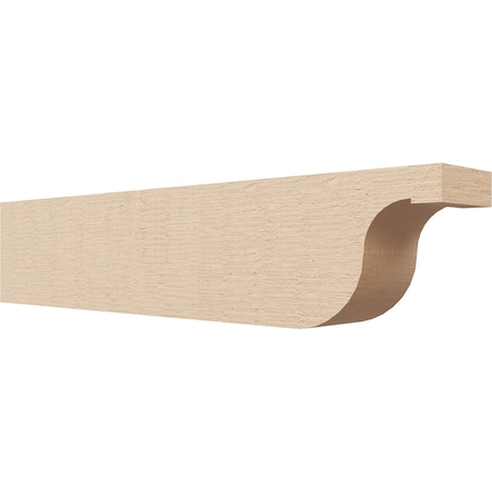 Ekena Millwork 4in. W x 6in. H x 28in. L Del Monte Woodgrain TimberThane Rafter Tail, Primed Tan RFTUR04X06X28DELRCPR